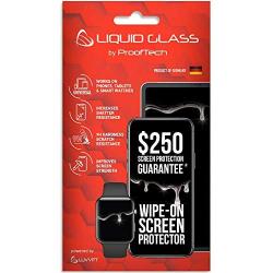 Liquid Glass Screen Protector with $250 Screen Protection Guarantee - Scratch Resistant Wipe On Nano Coating for All Phones Tablets Smart Watches Apple Samsung iPhone iPad Galaxy and Others Universal