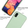 Vinve Liquid Silicone Case for Samsung Galaxy A10e, Gel Rubber Full Body Protection Shockproof Cover Slim Fit Case Drop Protection Case (Green)