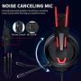 Zentouch Gaming Headset, Xbox One Headset with 7.1 Surround Sound & Noise Cancelling Over Ear Headphones with Mic, Stereo Headset for PS4 Xbox PC Nintendo Switch Cell Phone Laptop Tablet