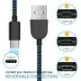 USB Type C Cable 4 Packs (3FT 6FTx2 10FT) USB-A to USB-C Fast Charging Braided Wire, Compatible with Samsung Galaxy S10 S10E S9 S8 S20 Plus{BIue} USB Type C Cable 4 Packs (3FT 6FTx2 10FT) USB-A to USB-C Fast Charging Braided Wire, Compatible with Samsung Galaxy S10 S10E S9 S8 S20 Plus{BIue}