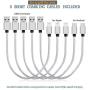Charging Station for Multiple Devices - 5 Port Cell Phone USB Charger Hub - Quick Charge Multi Phones, Tablet, iPhone, ipad, Kindle and Other Electronic Device Simultaneously