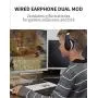 JIAX Wireless Headphones Bluetooth Headset Foldable Stereo Gaming Earphones with Microphone Support TF Card for Ipad Mobile Phone