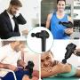 QUINEAR Massage Gun, 20 Speed Deep Tissue Percussion Massager for Body Muscle Sports Recovery and Soreness Relief Rechargeable Portable Handheld - 6 Massage Heads