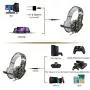 ECOOPRO Gaming Headset for PS4 Xbox One PC, Stereo Gaming Headphones with Noise Cancelling Mic, Bass Surround, LED Light & Soft Memory Earmuffs for PC Mac Nintendo Switch (Camouflage) ECOOPRO Gaming Headset for PS4 Xbox One PC, Stereo Gaming Headphones with Noise Cancelling Mic, Bass Surround, LED Light & Soft Memory Earmuffs for PC Mac Nintendo Switch (Camouflage)