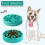 Siensync Slow Feeder Dog Bowl, Non Slip Puzzle Bowl Fun Feeder Interactive Bloat Stop Dog Bowl, Eco-Friendly Non Toxic Bamboo Fiber Slow Feed Dog Bowl for Large Medium Small Dogs