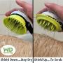Wondurdog Quality at Home Dog Wash Kit for Shower | Water Sprayer Brush & Rubber Shield | Wash Your Pet and Dont Get Wet | Shield Water from Dogs Ears, Eyes and Yourself!