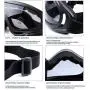 Snowboard Gogglesfor Men Girl Kids Goggle Winter Skiing Outdoor Sport Goggles Adjustable for Ski Goggles Compatible with UV 400 Protection, Wind Resistance Anti-Glare Lenses 2 Pack (Black/Transparent+Transparent)