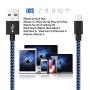 Lightning Cable, MFi Certified iPhone Charger 5 Pack Charging USB Syncing Data Nylon Braided Compatible iPhone