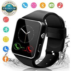 Smart Watch,Smartwatch for Android Phones, Smart Watches Touchscreen with Camera Bluetooth Watch Phone with SIM Card Slot Watch Cell Phone Compatible Android iOS Samsung Phones Men Women