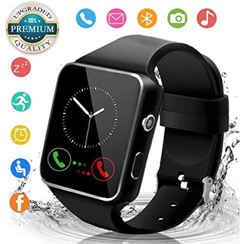 Smart Watch,Smartwatch for Android Phones, Smart Watches Touchscreen with Camera Bluetooth Watch Phone with SIM Card Slot Watch Cell Phone Compatible Android iOS Samsung Phones Men Women
