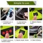 Air Compressor Tire Inflator 12V DC Portable Auto Tire Pump with Digital Display Shut Off Feature Durable and Reliable Tire Air Pump for Car Bicycle Balls Swimming Rings Toy (DC and AC Version, Green)
