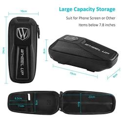 FlexDin Bike Frame Bag Waterproof Bicycle Top Tube Bag EVA Shell Shockproof Front Handlebar Pouch Holder for Cycling Accessories