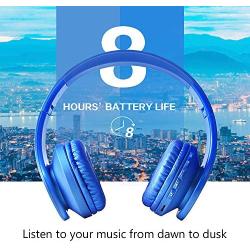 Esonstyle Over-ear Bluetooth Headphones,Foldable Wireless Bluetooth Stereo Headset wired headphone with Handsfree Call Working with All 3.5 mm Music Device and Mobile phone