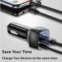 Compatible Samsung Galaxy S20 Plus/S20/S9/S10 Plus/S10/S10e/Note 10 Plus/Note 10 Car Charger, USB Type C Car Charger for Samsung Galaxy S9+ S8 Note 8 Note 9 S8 Plus, Google Pixel 2/XL Car Charger