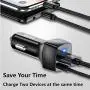 Google Pixel 4 XL/4/3 XL/3/2/2 XL/XL/3a/3a XL/C Car Charger, USB C Car Charger for Samsung Galaxy S20 Plus/S20/S10 Plus/S10/S10e/S9/S8+/S9+/Note 10 Plus/10/9/8 with Auskic 3.3ft USB C Cable