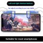 ZIYUMR PUBG Mobile Game Controller, Shooting Assist Button, Mobile Trigger, Mobile Game Joystick for 4-6.5 inch Android and Other Smart Phone (Blue)