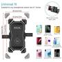 Dracool Bike Phone Mount Holder Stand for Motorcycle Bicycle Universal Handlebar 360° Adjustable for iPhone 11 Pro Max/X/XS MAX/XR/8 Plus/SE/Samsung Galaxy S20/S10/S10e/Google 4-7 inches Cell Phones
