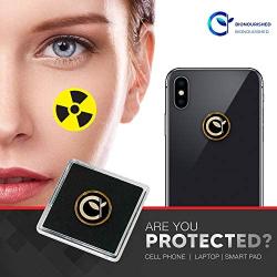 EMF Protection for Phone Radiation BIONOURISHED Sticker Shield Blocker Anti EMF for Cell Phones, TVs, Microwave, Laptop Electronic Devices (5 Pack)