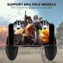 W11X Smart Mobile Game Gamepad Pubg Metal Controller for Phone L1R1 Shooter Trigger Fire Buttons for Android iOS Knives Out