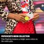 PopSockets: PopGrip with Swappable Top for Phones and Tablets - Neon Yellow