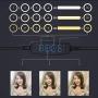 LED Ring Fill Light, Portable Phone Photography Fill Light, for Outdoor Photography Lights, Indoor Fill Light, Portrait, Fashion, Advertising Photography, Shooting Video, Live Broadcast