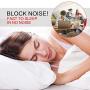 NUBWO Sleep Earplugs,Noise Isolating Sleep Earbuds,Sleeping Headphone with Microphone & Unique Total Soft Silicone for Insomnia, Meditation, Side Sleeper, Snoring, Air Travel, ASMR,Relax (Black)