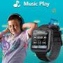 Kids Game Smart Watch for Boys Girls SmartWatch Phone with 7 Intelligent Games 8GB Micro SD Card SOS Alarm Timer 12/24 Hr Music MP3 Player for 4-12 Years Old Students Children Birthday Gift (2.Black)