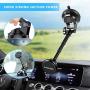 Magnetic Phone Car Mount, Amoner Universal Car Phone Holder for Dashboard, 360° Adjustable Magnet Cell Phone Mount Compatible with iPhone, Samsung, LG, GPS, Mini Tablet and More