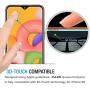 [3-Pack] PULEN Tempered Glass for Samsung Galaxy A01 Screen Protector,HD Clear Scratch Resistant Bubble Free Anti-Fingerprints Easy Installation 9H Hardness with Easy Installation Tray