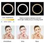 Zomei Dimmable Ring Light 16-Inch Led Beauty Makeup Photography Fill Light with Foldable Tripod Stand Cellphone Holder for Camera Phone YouTube Live Streaming Selfie Video Studio Shooting