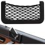 SalaBox-Accessories - Car Net Bag Car Organizer Nets 15X8cm Automotive Pockets With Adhesive Visor Car Syling Bag Storage for tools Mobile phone