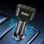 USB Car Charger[2-Pack],Bralon 24W/4.8A 3-Port Fast Car Charger Smart Phone Car Charger Compatible with iPhone 11/11 Pro(Max)/XS(Max)/X/8 7 6 S Plus,Galaxy Note S10 S9 S8 S7 S6,iPad,Mp3&More