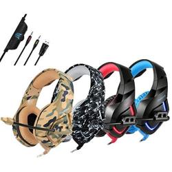 Headset Stereo Bass Surround PC Gaming Headphones Game Headset with Mic for PC Mobile Phone for PS4 One