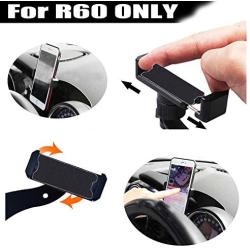 Miniclue Behind Tachometer Bolt-On Smartphone Cell Phone Cup Mount GPS Holder with Cradle Rotatable Clip for Mini Cooper R60 Countryman or R61 Paceman,1 Pack