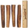 Jack&Pup 6-inch Premium Grade Odor Free Bully Sticks Dog Treats [Jumbo-Thick Size],– 6” Long Natural Gourmet Chews Dog Treat – Savory and Fresh Beef Flavor – 60% Longer Lasting Bully Stick