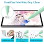 Stylus Pen with Palm Rejection, FOJOJO Active Stylus Compatible with (2018-2020) Apple iPad Pro 11 & 12.9 inch/iPad 7th Gen/iPad 6th Gen/iPad Mini 5th Gen/iPad Air 3rd Gen (Mint Green)