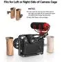 SMALLRIG Side Wooden Handle Grip for DSLR Camera Cage w/Cold Shoe Mount, Threaded Holes, Direction Changeable - 2093 SMALLRIG Side Wooden Handle Grip for DSLR Camera Cage w/Cold Shoe Mount, Threaded Holes, Direction Changeable - 2093