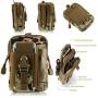 Waist Pack Fanny Pouch Bag Womens Mens Waterproof EDC MOLLE Pack Large Backpack Attachments Tactical Belt Pouch for Hiking Fishing Mountaineering Climbing Jogging Walking Hiking Cycling Gifts