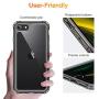 ESR Air Armor Designed for iPhone SE 2020 Case/iPhone 8 Case [Shock-Absorbing] [Scratch-Resistant] [Military Grade Protection] Hard Polycarbonate + Flexible Polymer Frame, for iPhone SE 2020/8, Black