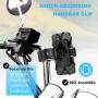 WeGuard Bike& Motorcycle Phone Mount - Universal Bike Handlebar Cell Phone Holde, Bike Cell Phone Holder Compatible with for iPhone 11 Pro, Xr, Xs Max, Samsung S20 S10+ or Any Cell Phone