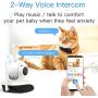Pet Camera, VSTARCAM Dog Camera with Laser Wireless Cat Camera 1080P Baby Monitor Camera with 2 Way Audio, Night Vision Sound Motion Alerts, APP Remote Control Home Security Camera for Pet & Baby