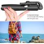 Bluetooth Selfie Stick Tripod,PEYOU Extendable Phone Tripod Stand with Wireless Remote, Tripod Stand Selfie Stick Compatible for iPhone 11/11 Pro/XS Max/XS/XR/X/8/7 Plus, Galaxy S9 S8 Note 9 8,Google