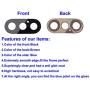 YUYOND OEM Original Back Rear Camera Glass Lens Replacement for iPhone Xs and for iPhone Xs Max with Adhesive Pre-Installed + Tools Kit + Clean Cloth