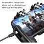 Newseego Mobile Game Controller, [Upgrade] 6 Finger Operation Phone Controller Gamepad with L1R1 Trigger for Shooter Sensitive and Aim Trigger Controller Joysticks for Android & iOS for Knives Out