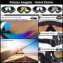 Peicees 2/4 Pack Ski Goggles Winter Snowboard Adjustable UV 400 Protective Motorcycle Snow Goggles Outdoor Sports Tactical Glasses Dustproof Military Sunglasses for Kids Boys Girls Youth Men Women
