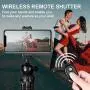 Tripod for iPhone/Android Phone, Goofoto Flexible Phone Tripod with Wireless Remote, Bendable Smartphone Tripod Mini Vlogging Tripod Stand Holder for Camera Mobile Cell Phone(Upgraded)