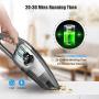 Portable Cordless Handheld Car Vacuum Cleaner, Benefast 7000PA Strong Suction, 120W High Power, Quick Cleaning, Wet Dry Use