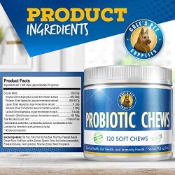 Colts Pet Supplies 120 Soft Chewy Probiotics for Dogs Natural Chicken Flavor, Supplements Diet Made in USA for Digestive, Gut and Immunity Health 9.3 Oz (120)