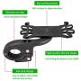 Bike Phone Mount 2 Pack, Bicycle Handlebar Adjustable Universal iPhone Holder