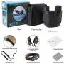 Donzy 10x25 Binoculars for Adults - Folding Compact Waterproof Binoculars for Bird Watching Hunting Traveling Concerts Outdoor Sports, Pocket Size High Powered Binoculars with Weak Light Night Vision Donzy 10x25 Binoculars for Adults - Folding Compact Waterproof Binoculars for Bird Watching Hunting Traveling Concerts Outdoor Sports, Pocket Size High Powered Binoculars with Weak Light Night Vision